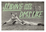 Sliding into your DM's Postcard Set