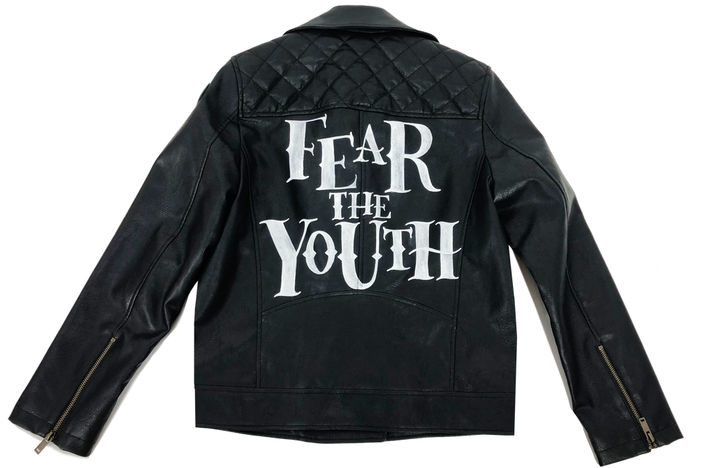 Fear the Youth Jacket Hand Lettered Old Shit