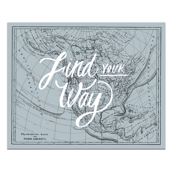 Find Your Way Pinnable Travel Map