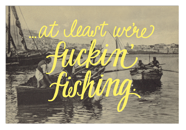 F*ckin' Fishin' Postcard Set