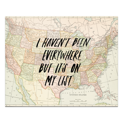 My List Pinnable Travel Map